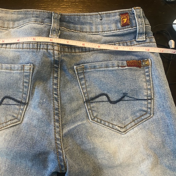 Kids Size 8, 7 for all mankind Jeans.  Barely worn - Picture 3 of 5
